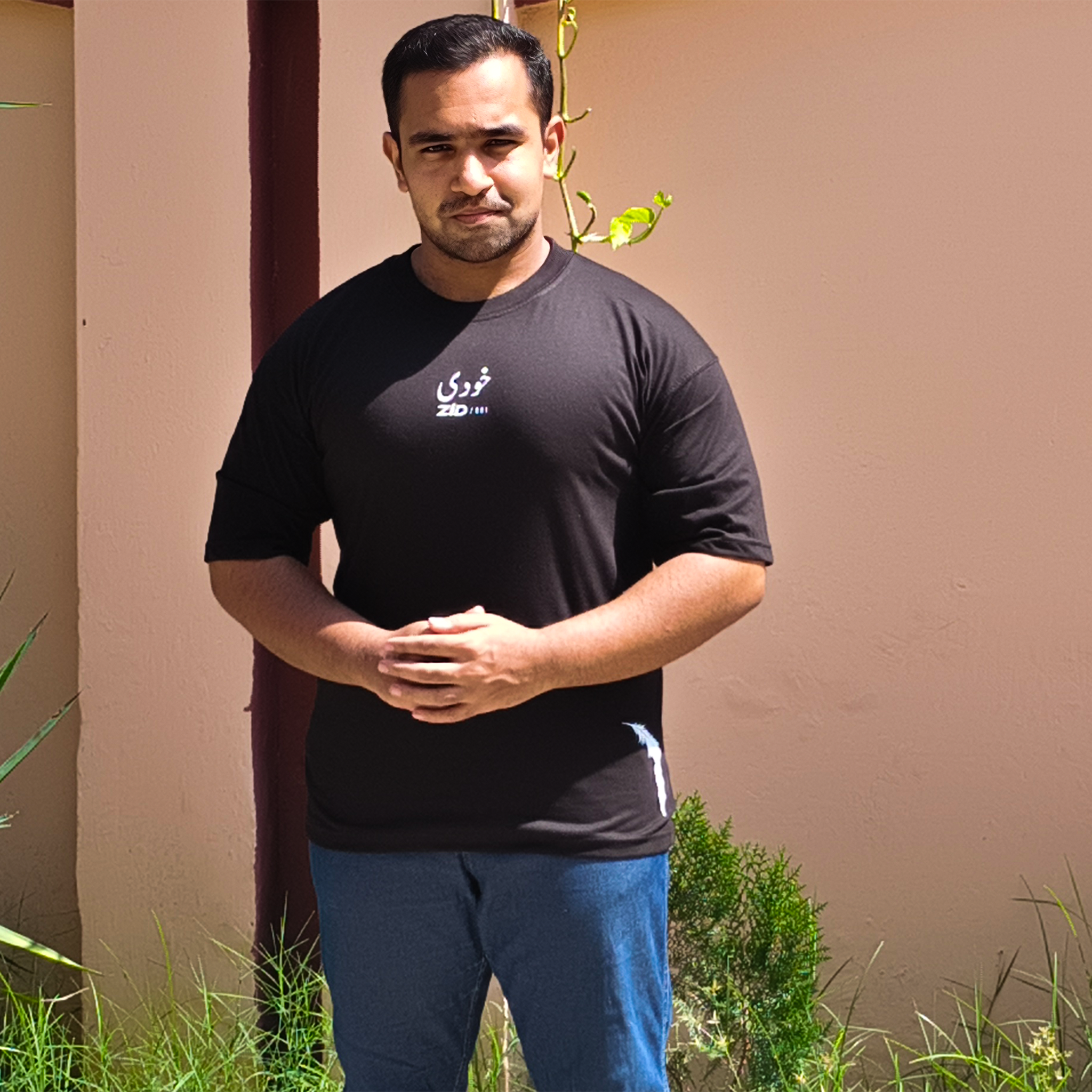 KHUDI — 200 GSM Drop Shoulder Tee | ZID