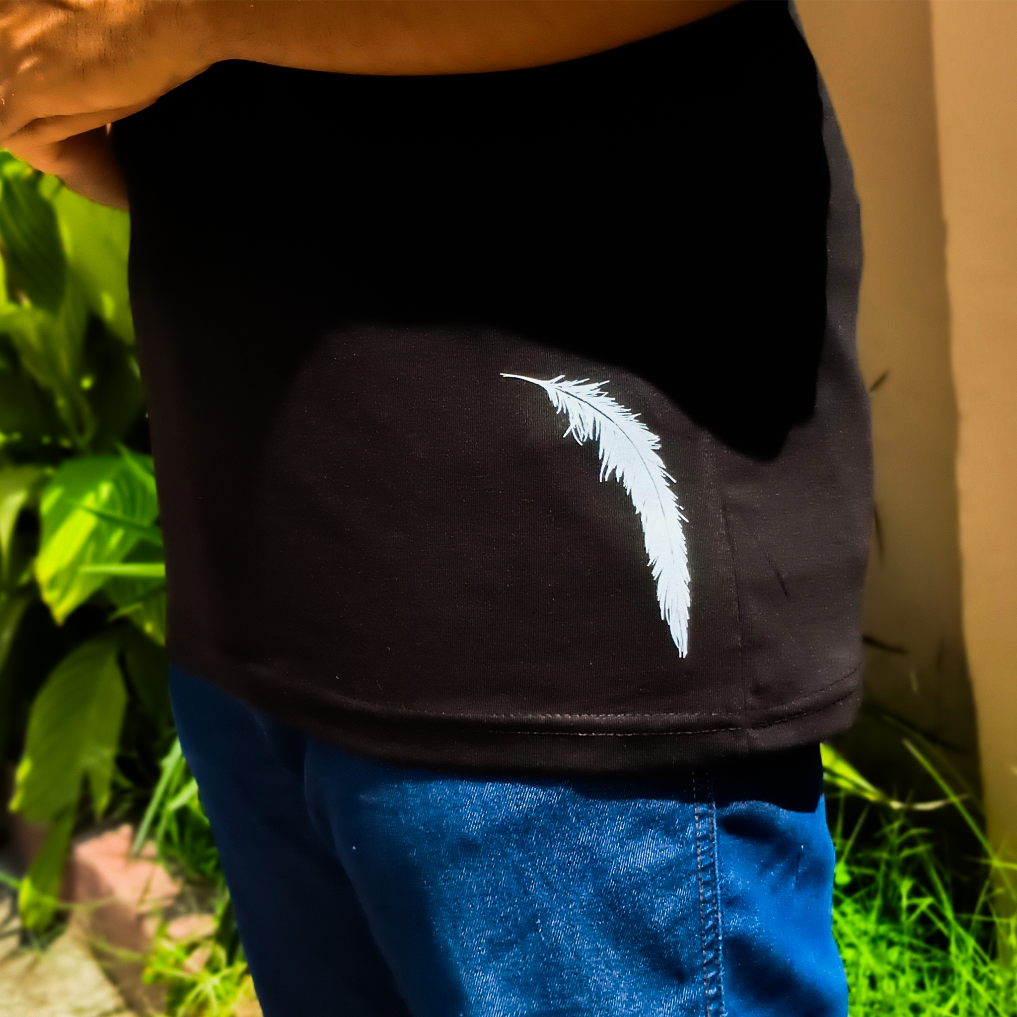 KHUDI — 200 GSM Drop Shoulder Tee | ZID