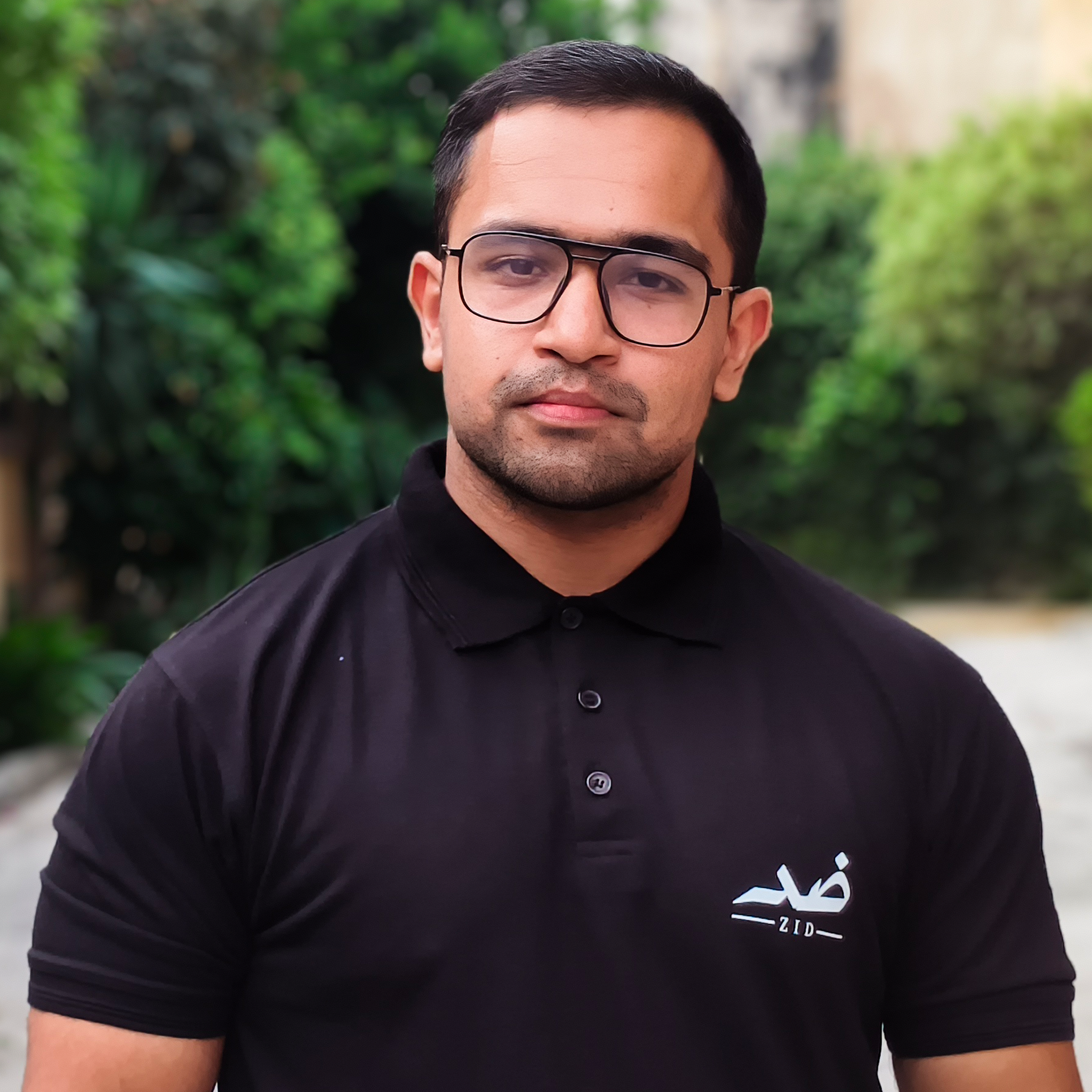 ZID Signature Polo — 220 GSM Heavyweight Cotton Pique | Black & White