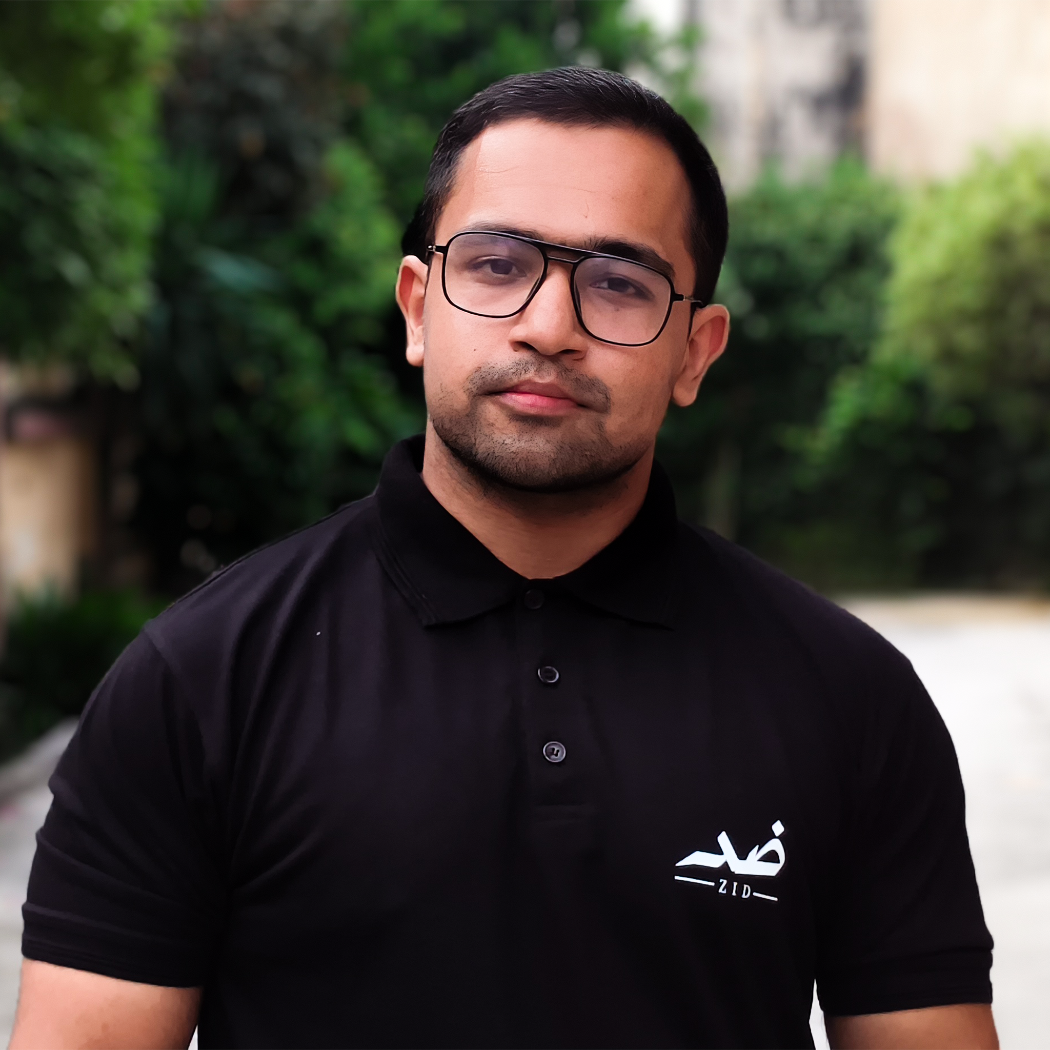 ZID Signature Polo — 220 GSM Heavyweight Cotton Pique | Black & White