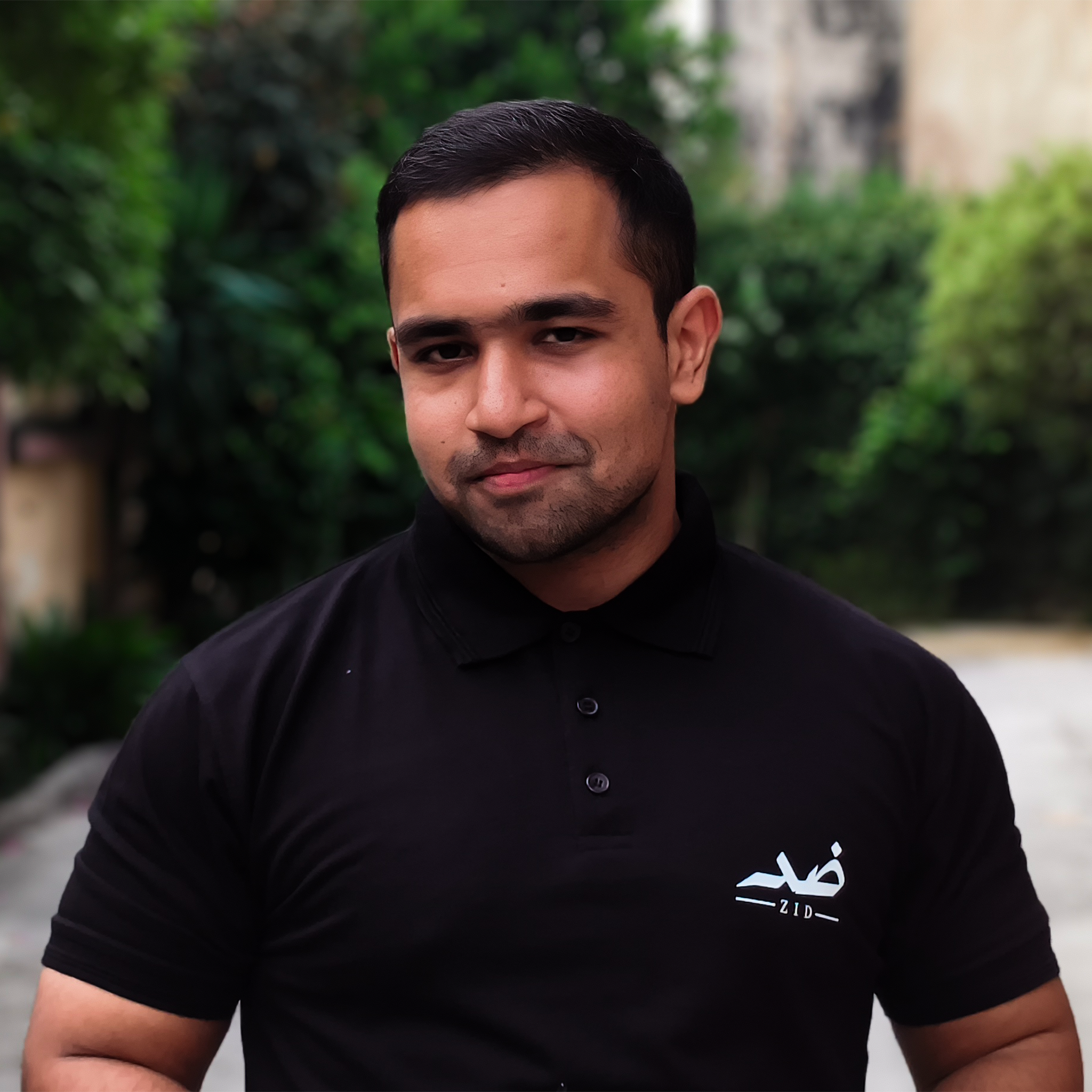 ZID Signature Polo — 220 GSM Heavyweight Cotton Pique | Black & White