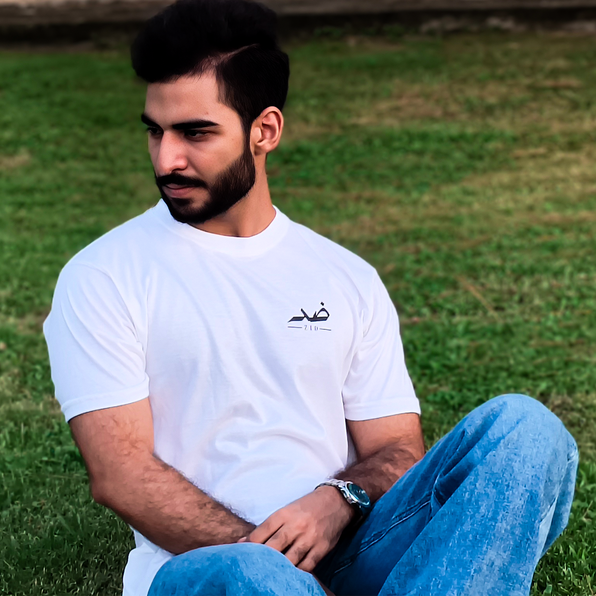 ZID Essential Logo T-Shirt — 180 GSM Premium Fabric